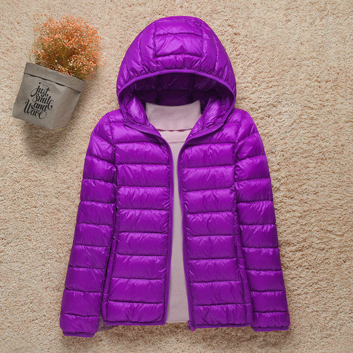 Veste matelassée à capuche ou col montant