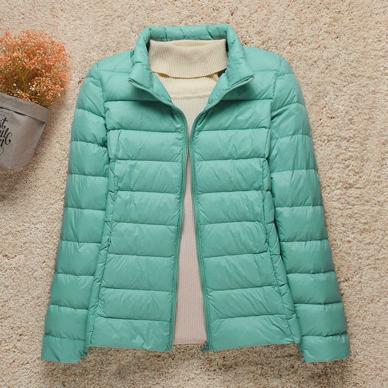 Veste matelassée à capuche ou col montant