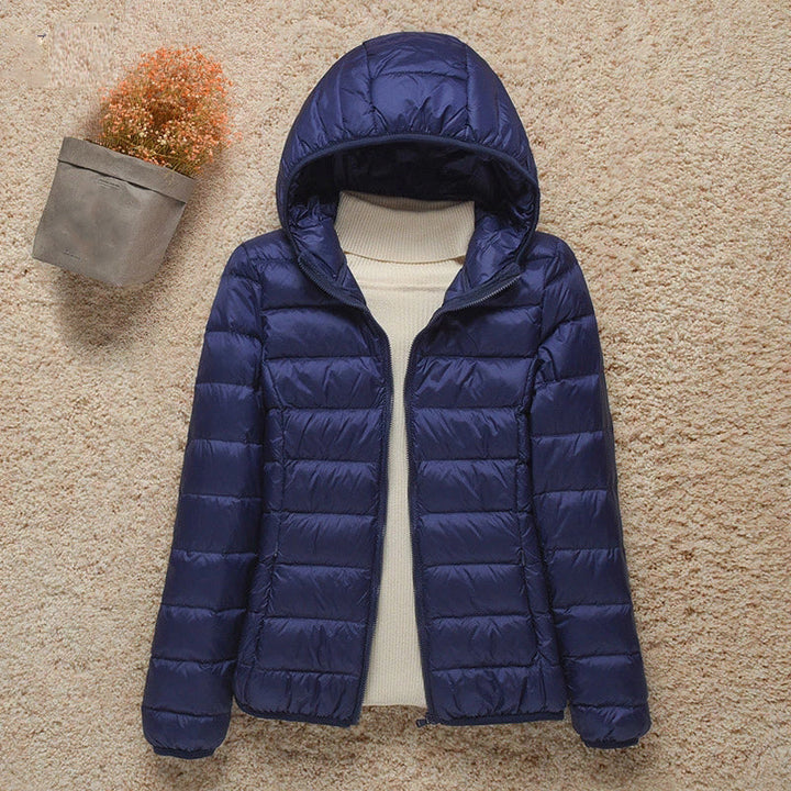 Veste matelassée à capuche ou col montant