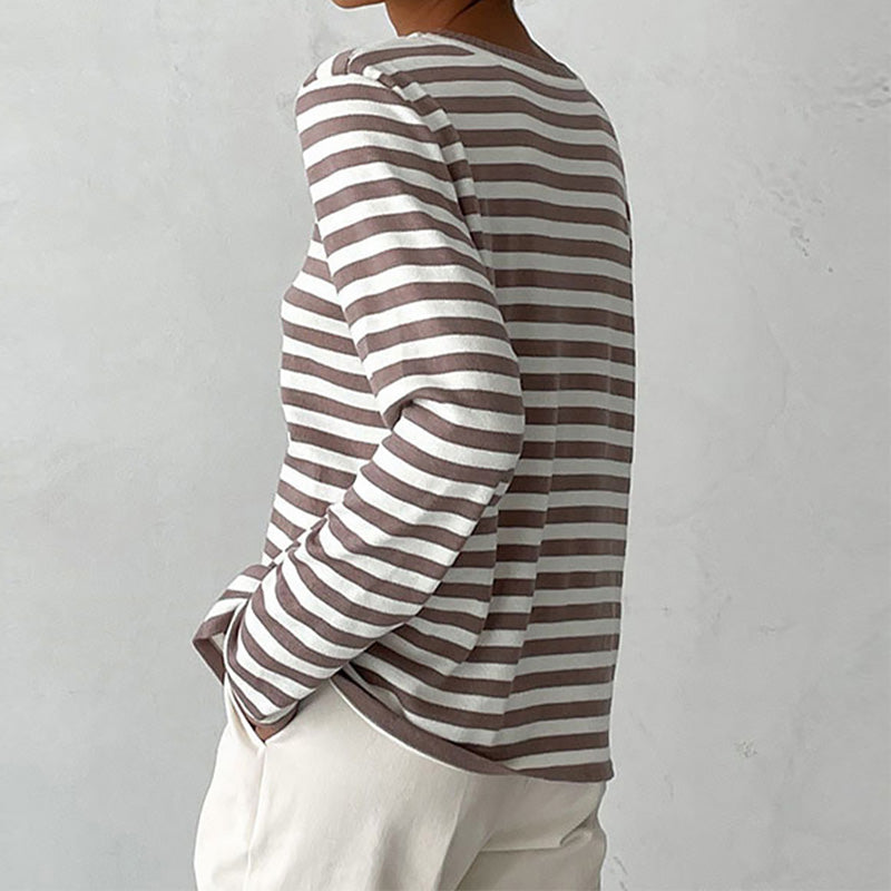 Grace™ - Chemise Rayée Élégante
