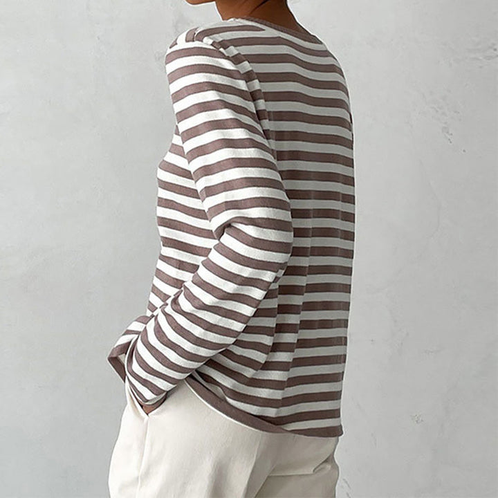 Grace™ - Chemise Rayée Élégante