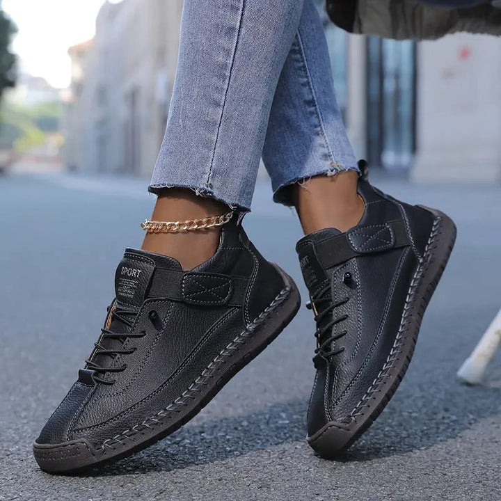 Margaux | Baskets à lacets et scratch
