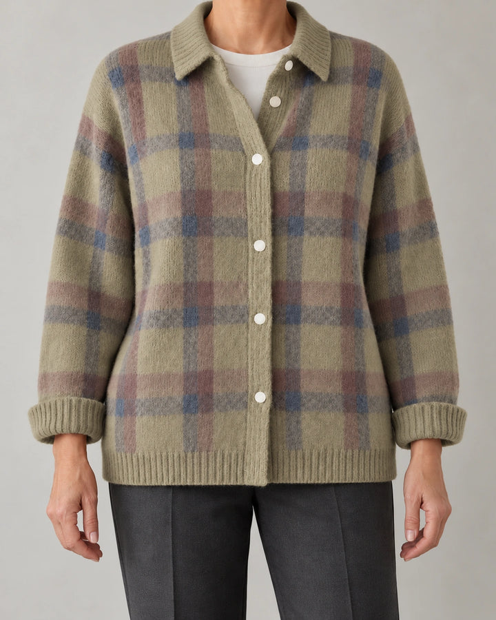 Candida | Cardigan à carreaux