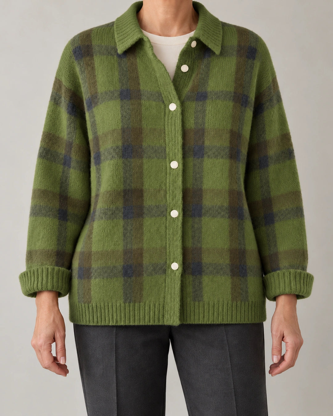 Candida | Cardigan à carreaux
