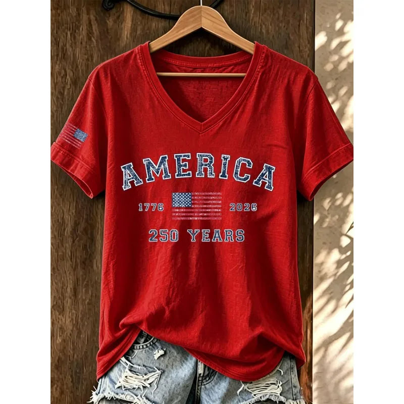 Jennifer | Femme de l'année T-shirt décontracté ample V