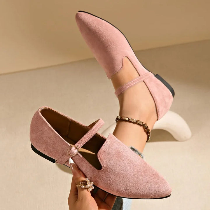 Melodie | Chaussure plate à la mode avec boucle