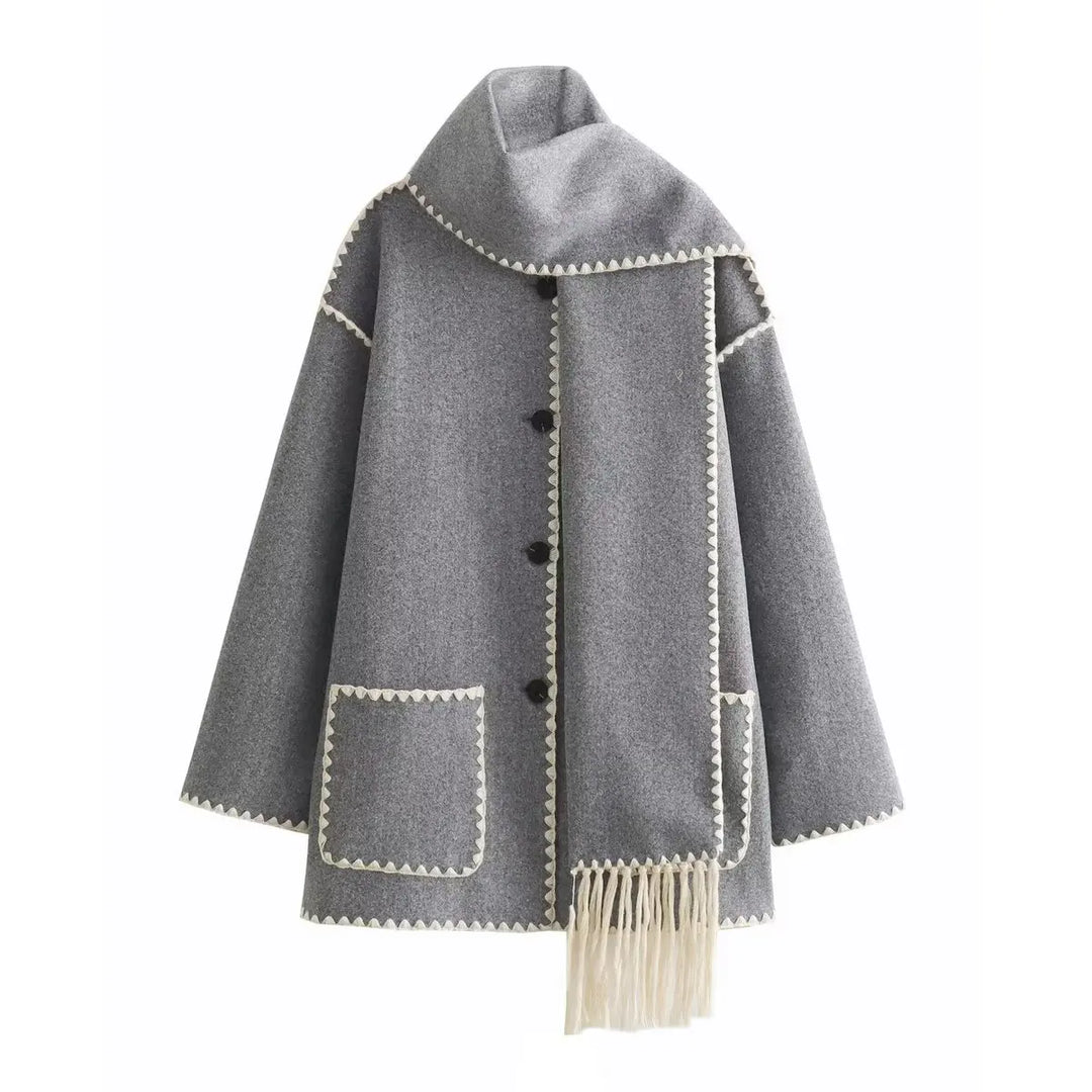Olivia™ - Manteau Français de créateur Haut de gamme