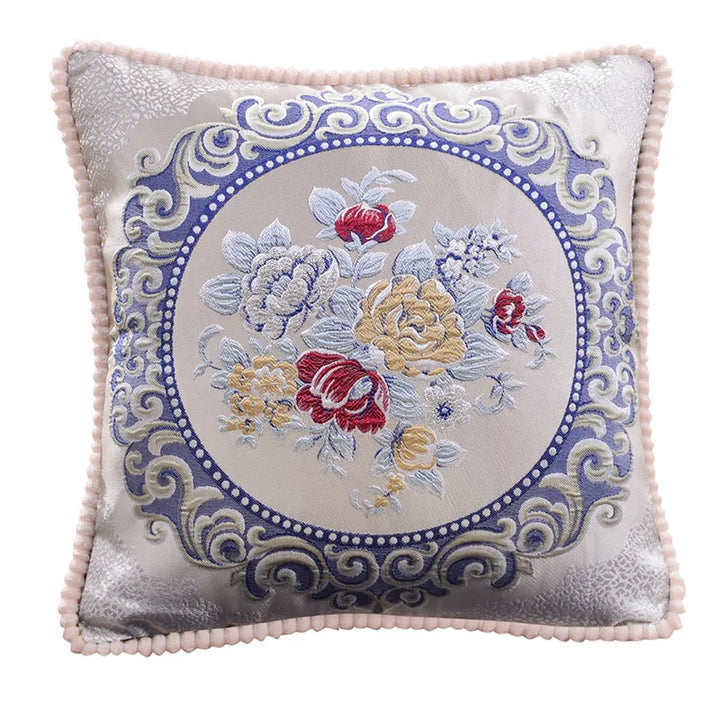 Clémence™ | Housse de coussin de luxe au charme intemporel – 48 × 48 cm