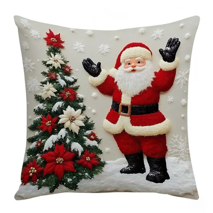Housse de coussin décorative élégante pour la saison festive et comme cadeau