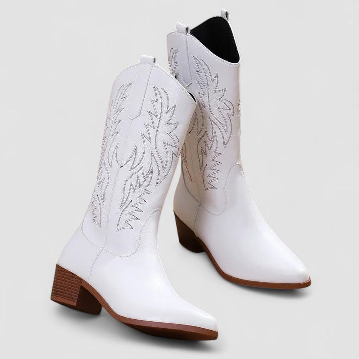 Claire | Bottes western brodées