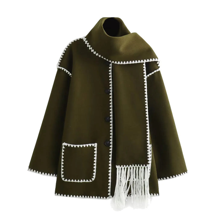 Olivia™ - Manteau Français de créateur Haut de gamme