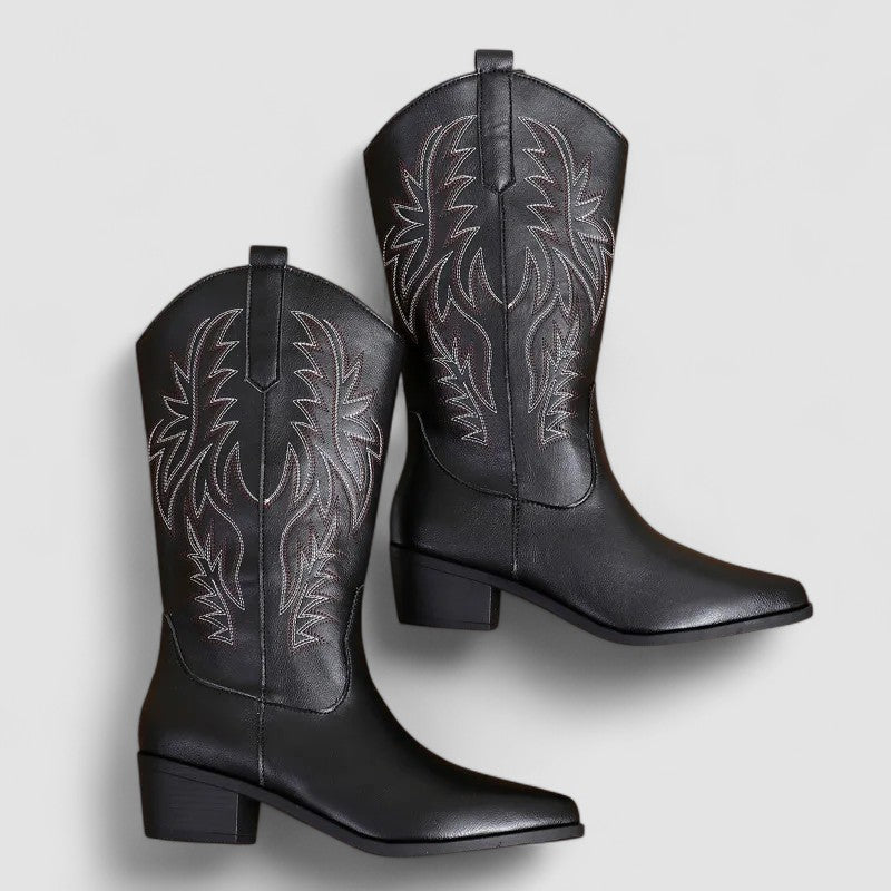 Claire | Bottes western brodées