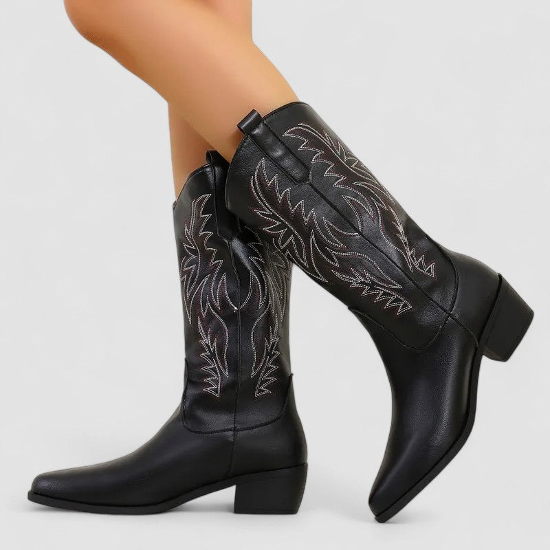 Claire | Bottes western brodées