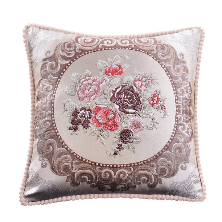 Clémence™ | Housse de coussin de luxe au charme intemporel – 48 × 48 cm