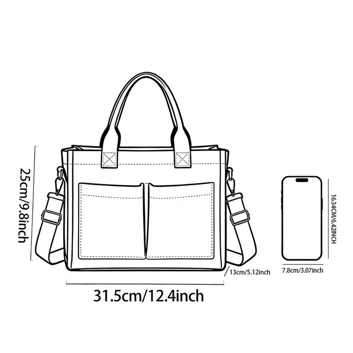 Pivoine | Sac cabas en velours côtelé