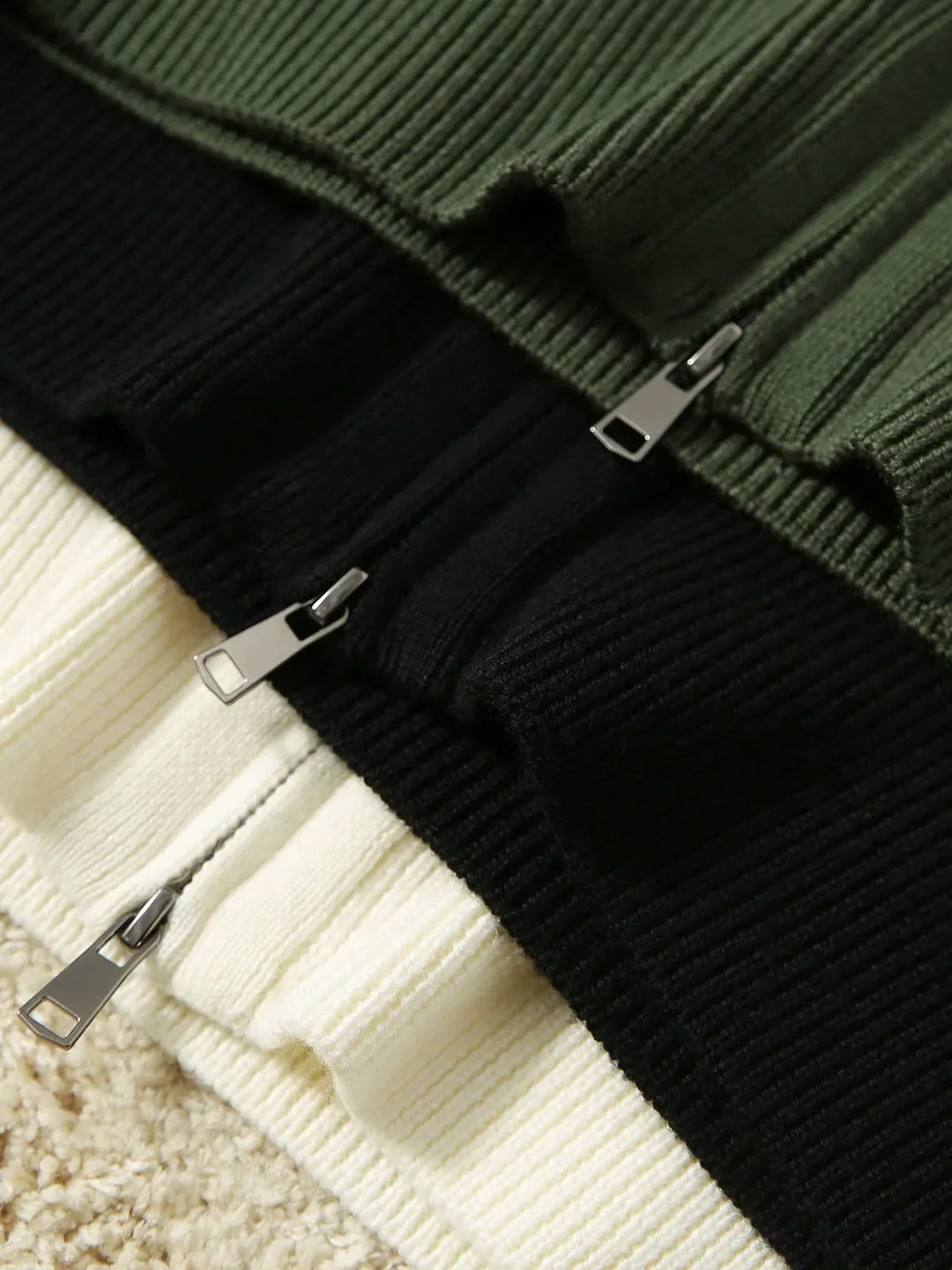 Noemi | Cardigan zippé à col montant