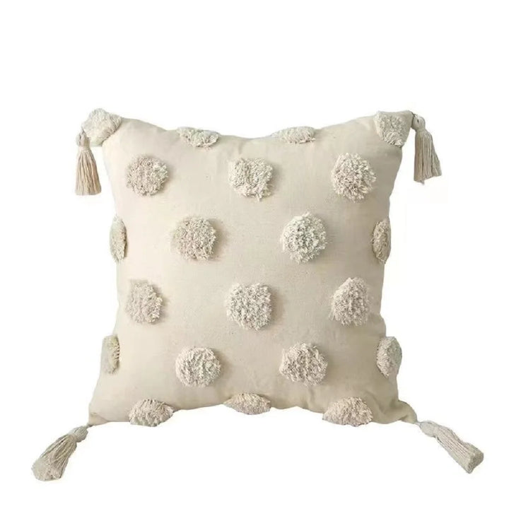 Coussin Bohème Housse de Coussin Géométrie Brodé Pompon Broderie Long Housse de Coussin Salon Canapé Décor Maison Personnalisé