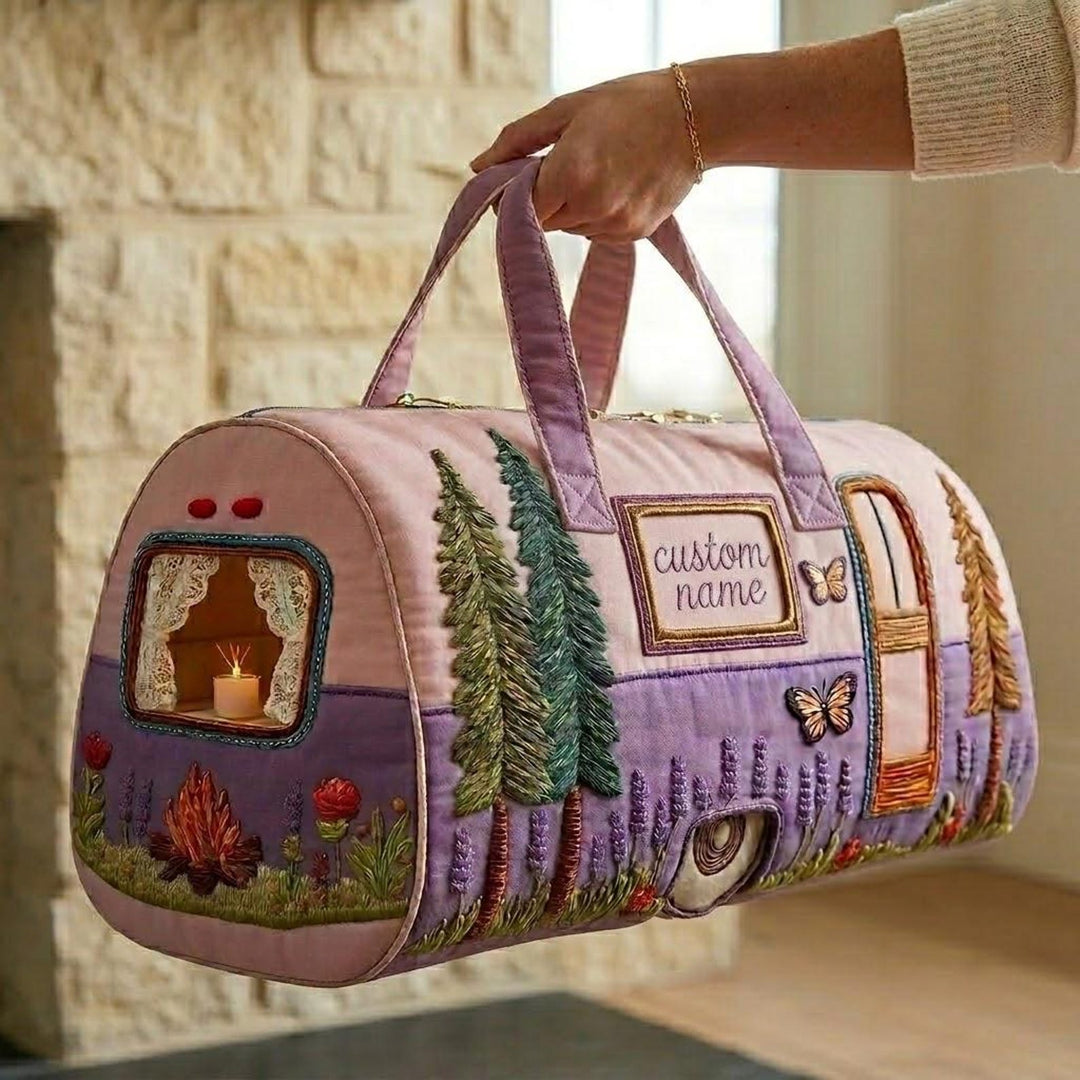 Clara – sac de voyage matelassé à la lavande