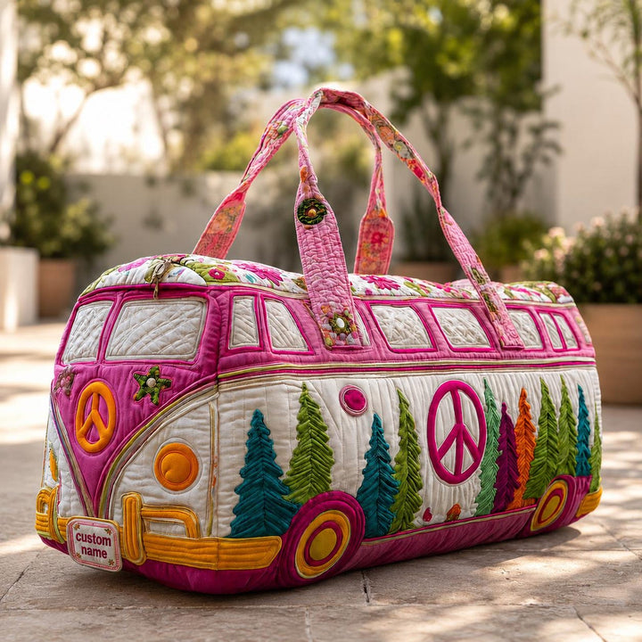 Lucie – sac de voyage matelassé aux roses bohèmes
