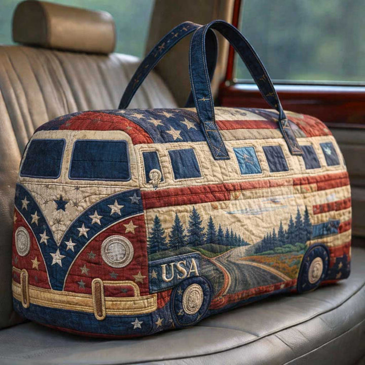 Laurence – sac de voyage matelassé patriotique américain