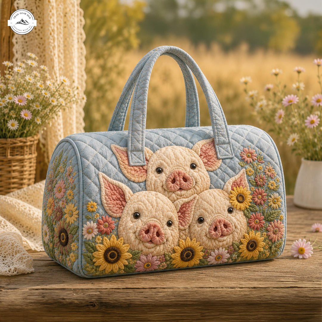 Pauline – sac de voyage matelassé aux trois petits cochons