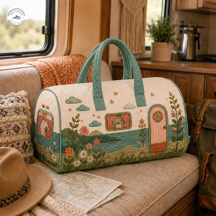 Justine – sac de voyage matelassé esprit camping