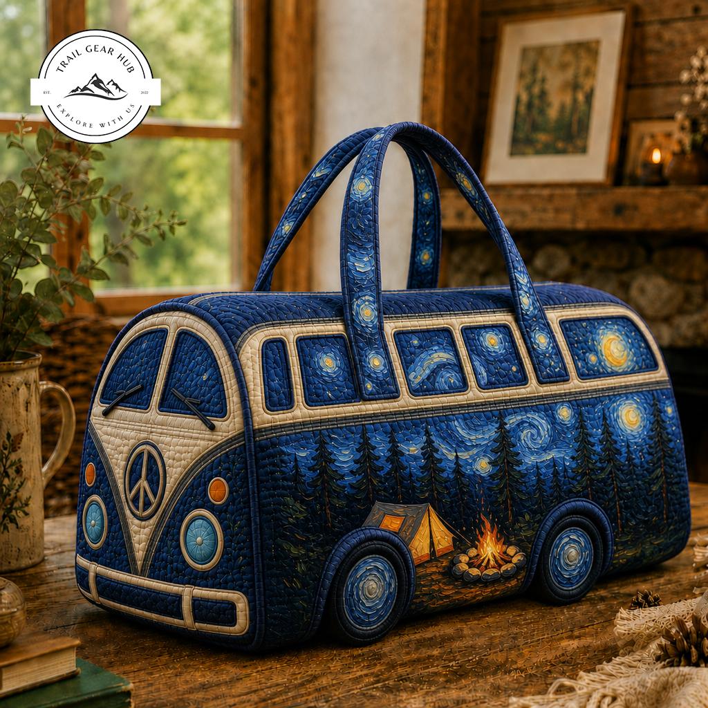 Nicole – sac de voyage matelassé à la nuit étoilée