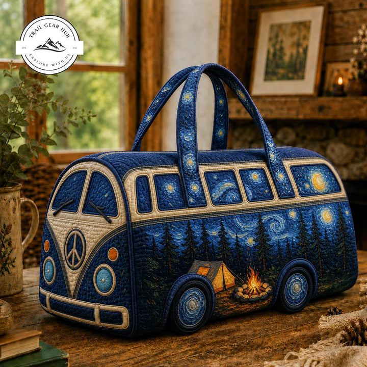 Nicole – sac de voyage matelassé à la nuit étoilée