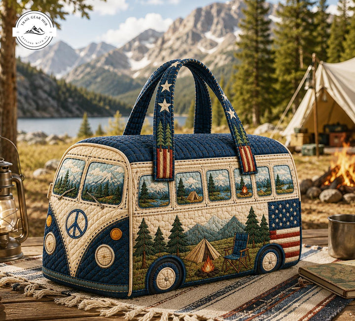 Perrine – sac de voyage matelassé au van patriotique américain