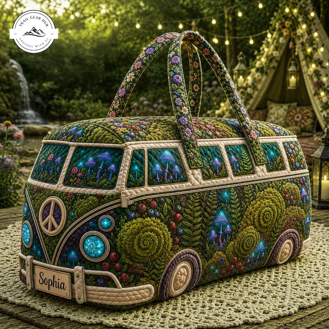 Noémie – sac de voyage matelassé au bus hippie