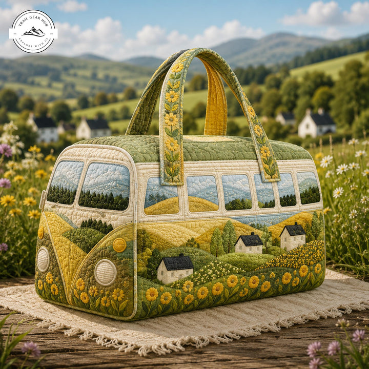 Inès – sac de voyage matelassé à la campagne pittoresque