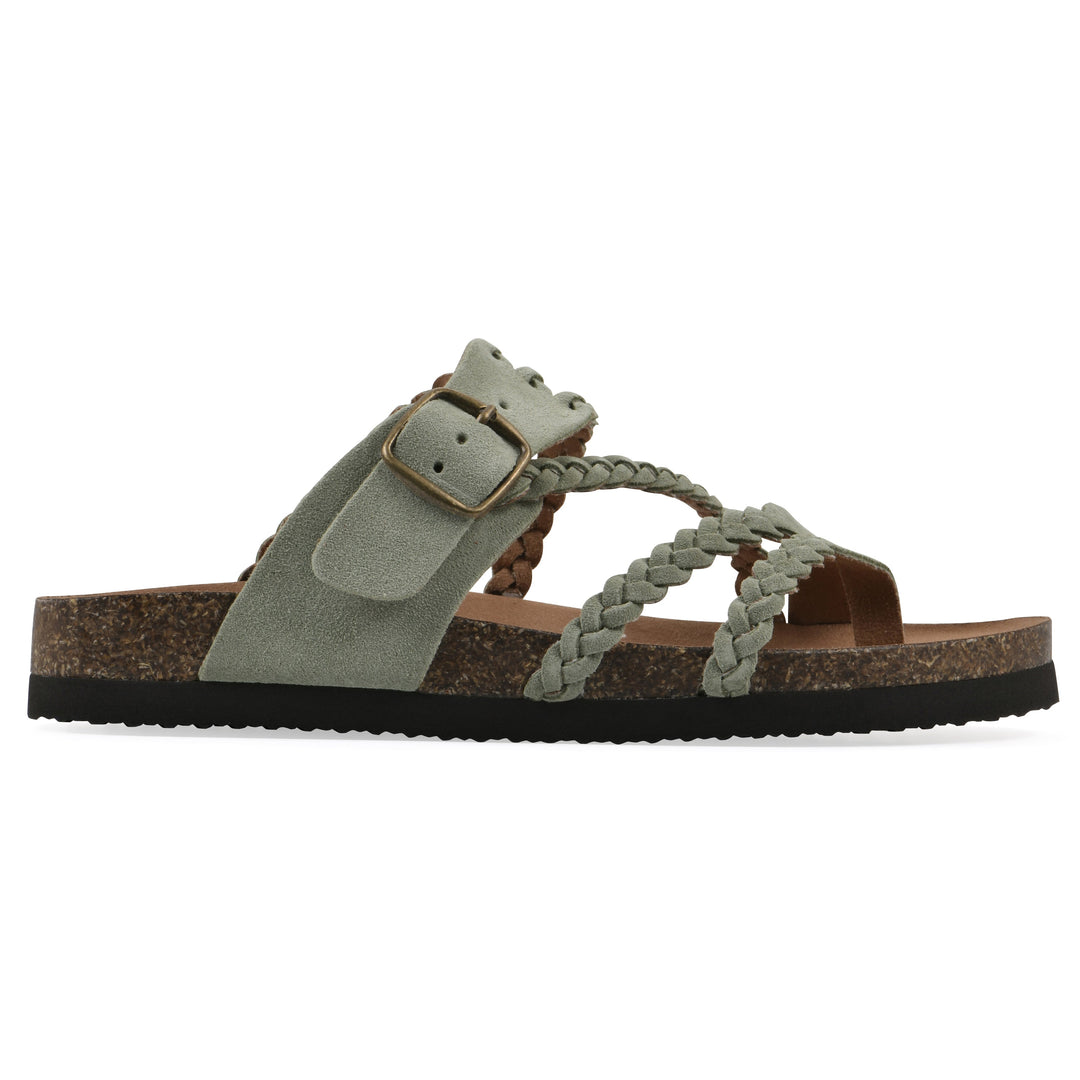 Mara | Mules à brides tressées et boucle