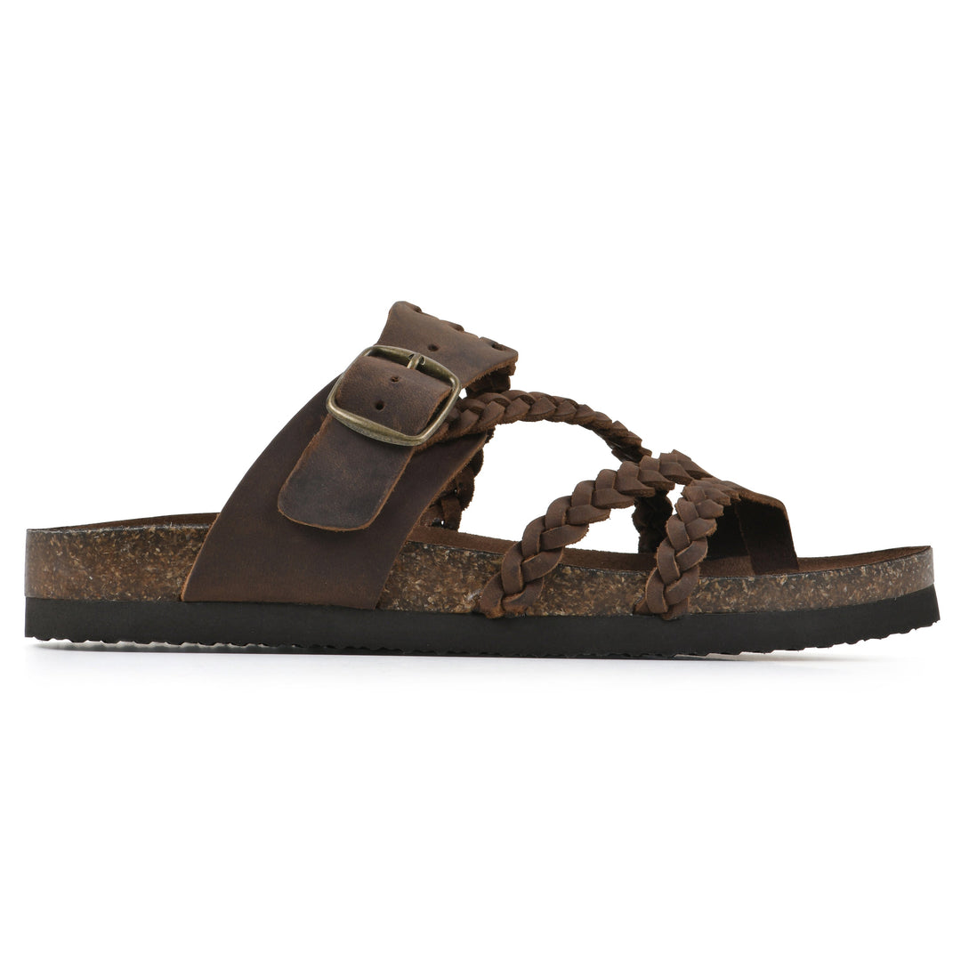 Mara | Mules à brides tressées et boucle