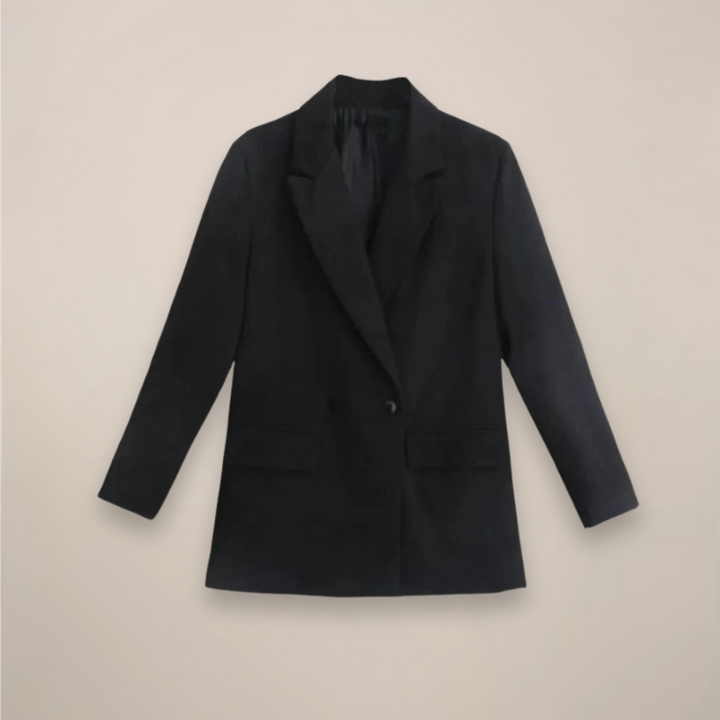 Manteau-blazer long à double boutonnage