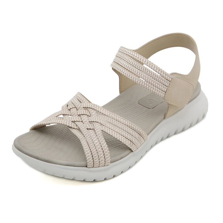 Cristina | Sandales à brides tressées croisées