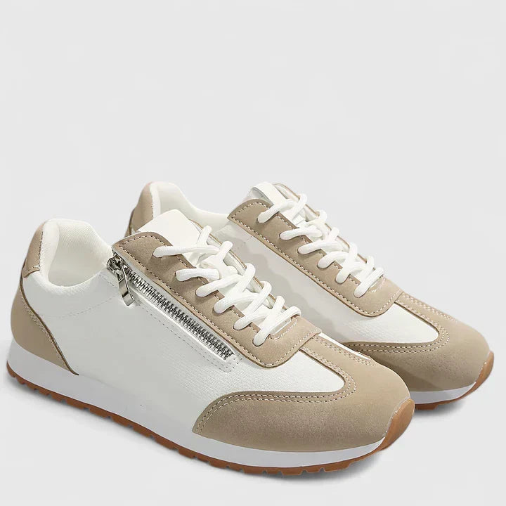 Meau | Baskets à lacets et zip latéral