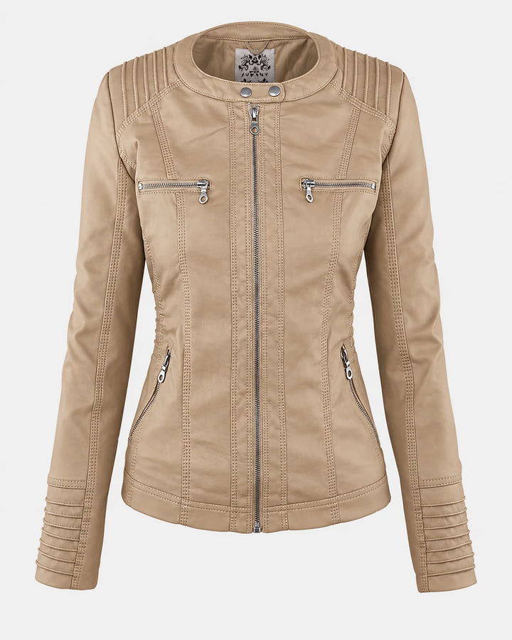 Flavia – veste beige vue de face