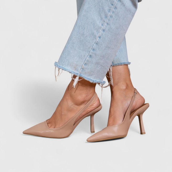 Bella | Escarpins slingback à bout pointu
