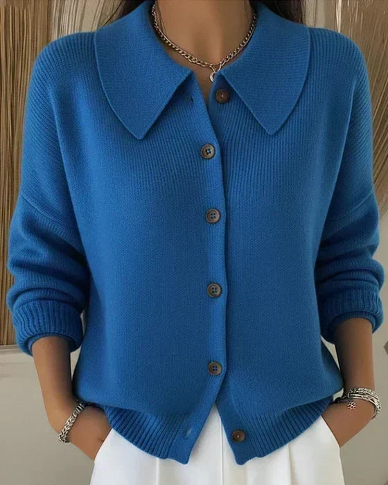 Velia | Cardigan à col Claudine