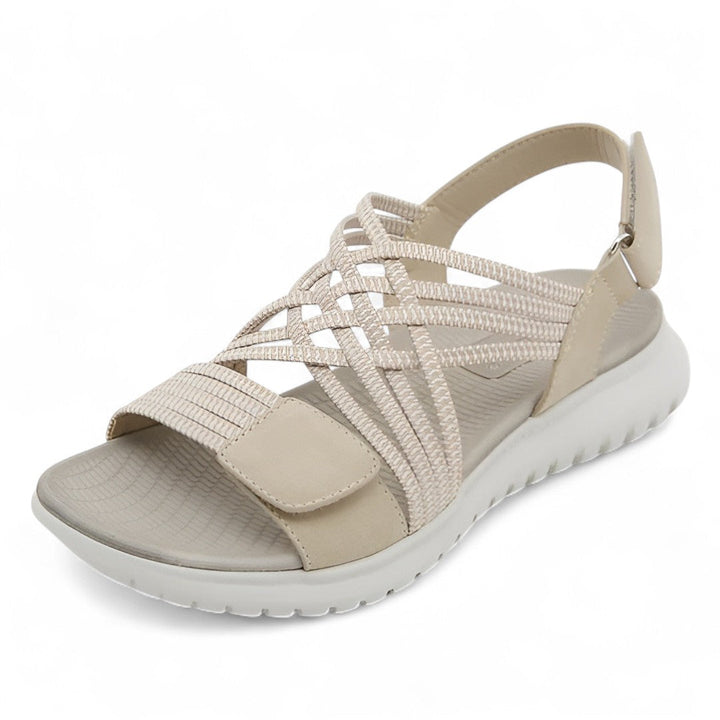 Vanna | Sandales à brides élastiques croisées