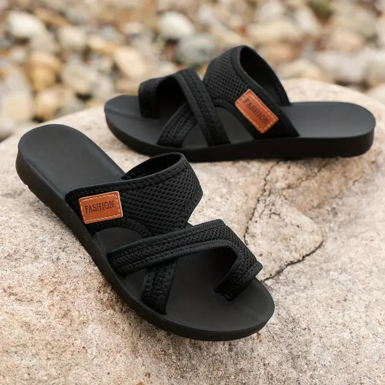 Cally | Mules à brides croisées et anneau d'orteil