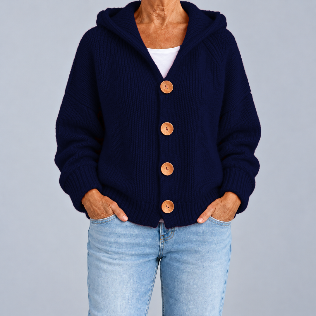 Beatrice | Cardigan ample à capuche