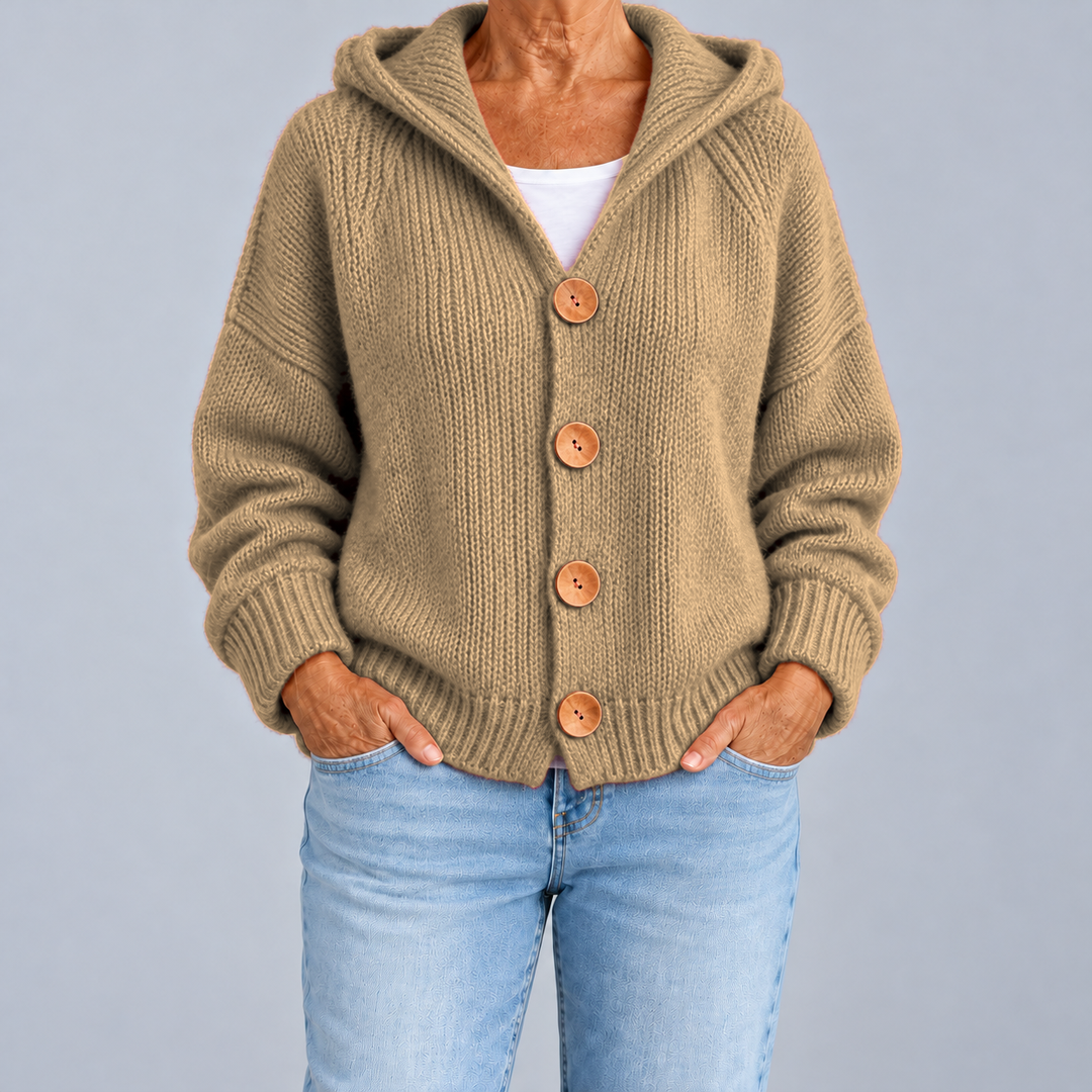 Beatrice | Cardigan ample à capuche