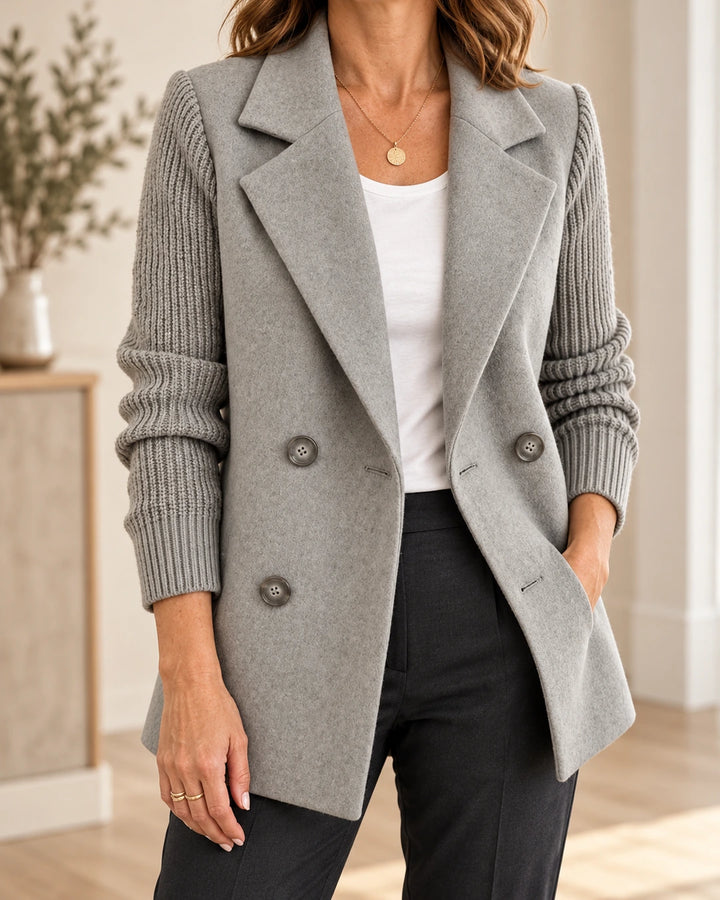 Clarette | Blazer élégant à manches en maille