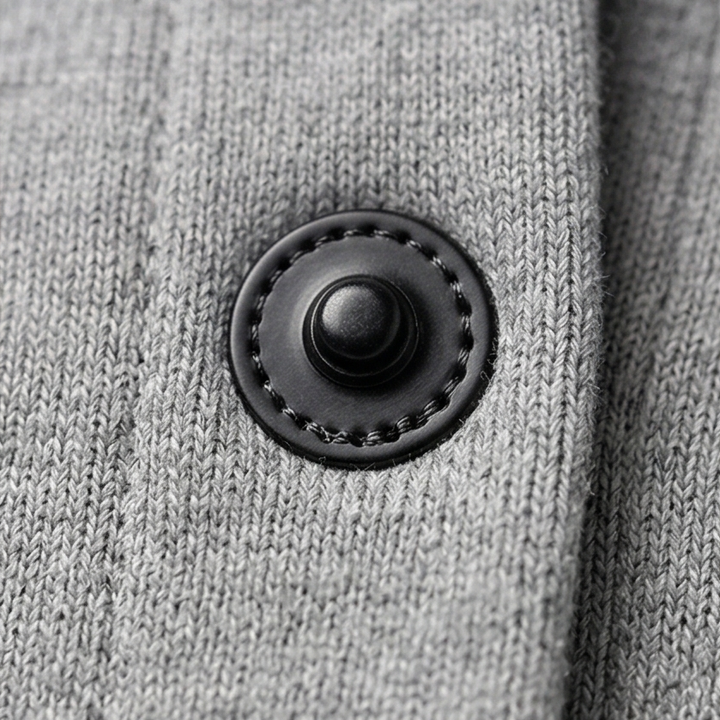 Costanza | Cardigan long à capuche et boutons