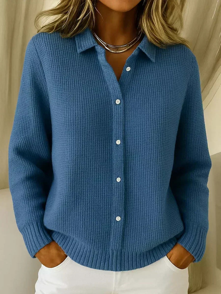 Rachele | Cardigan texturé boutonné