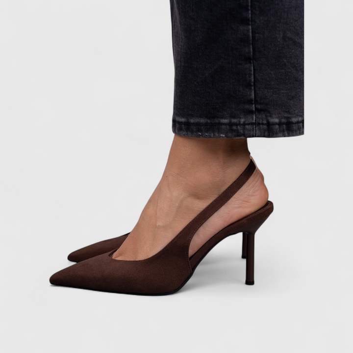 Bella | Escarpins slingback à bout pointu