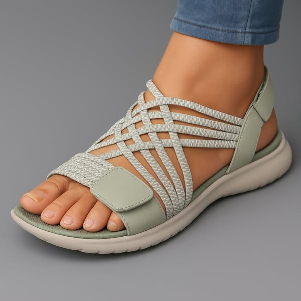 Vanna | Sandales à brides élastiques croisées