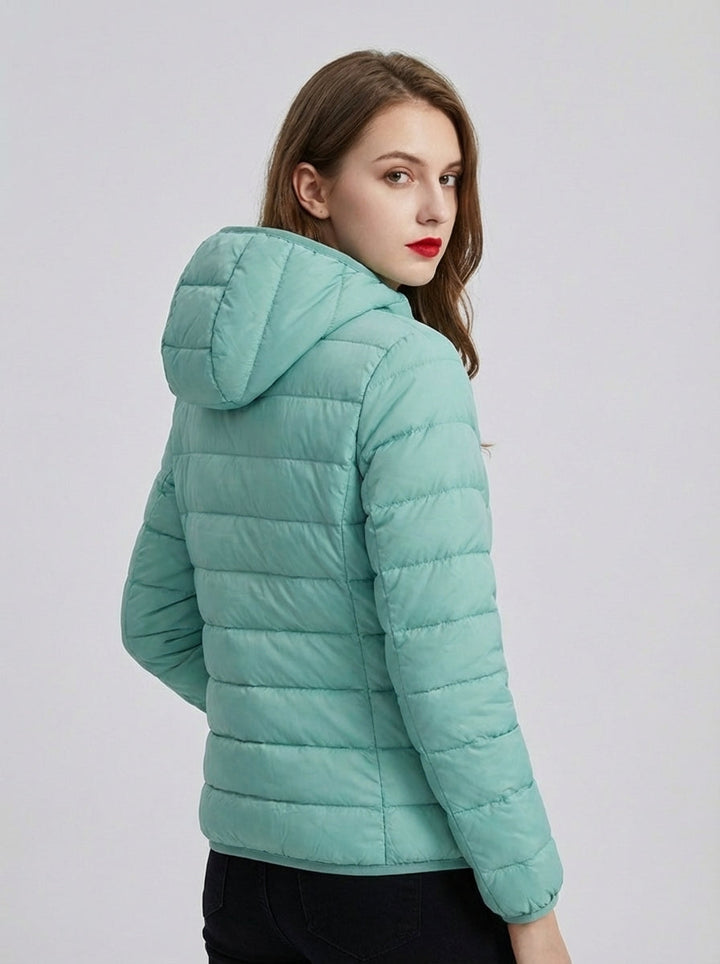 Veste matelassée à capuche ou col montant