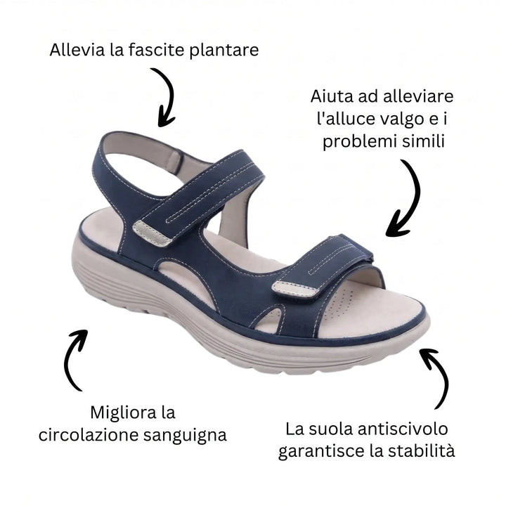 Soline | Sandales à double scratch